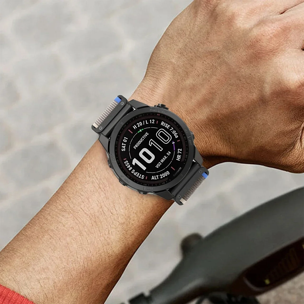 QCTOG Quickfit ремешок для часов Garmin Fenix 7X Pro Solar 6X 6 5X 5 Plus 3HR Instinct 2X Mk1 Mk2 Mk3i нейлоновый