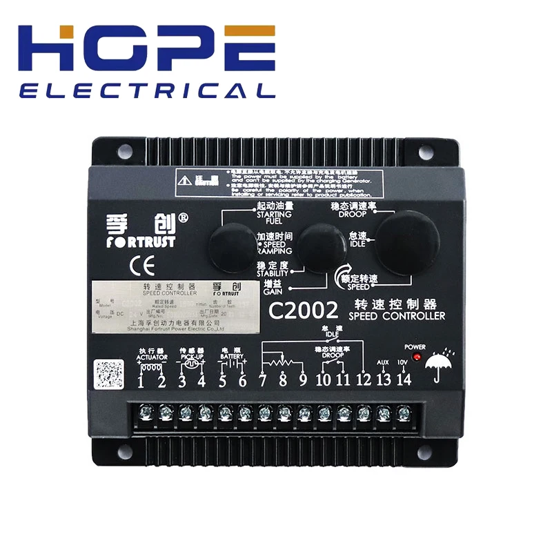 Дизельная генераторная установка Fortrust C2002 управляющая контроллер скорости