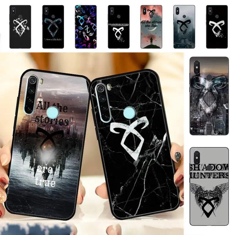 

YNDFCNB shadowhunters Phone Case for Redmi Note 8 7 9 4 6 pro max T X 5A 3 10 lite pro