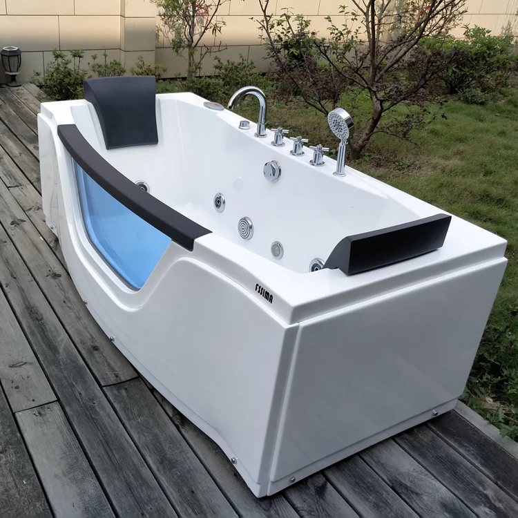 

Fashion design good quality two person indoor hydro massage spa bathtub