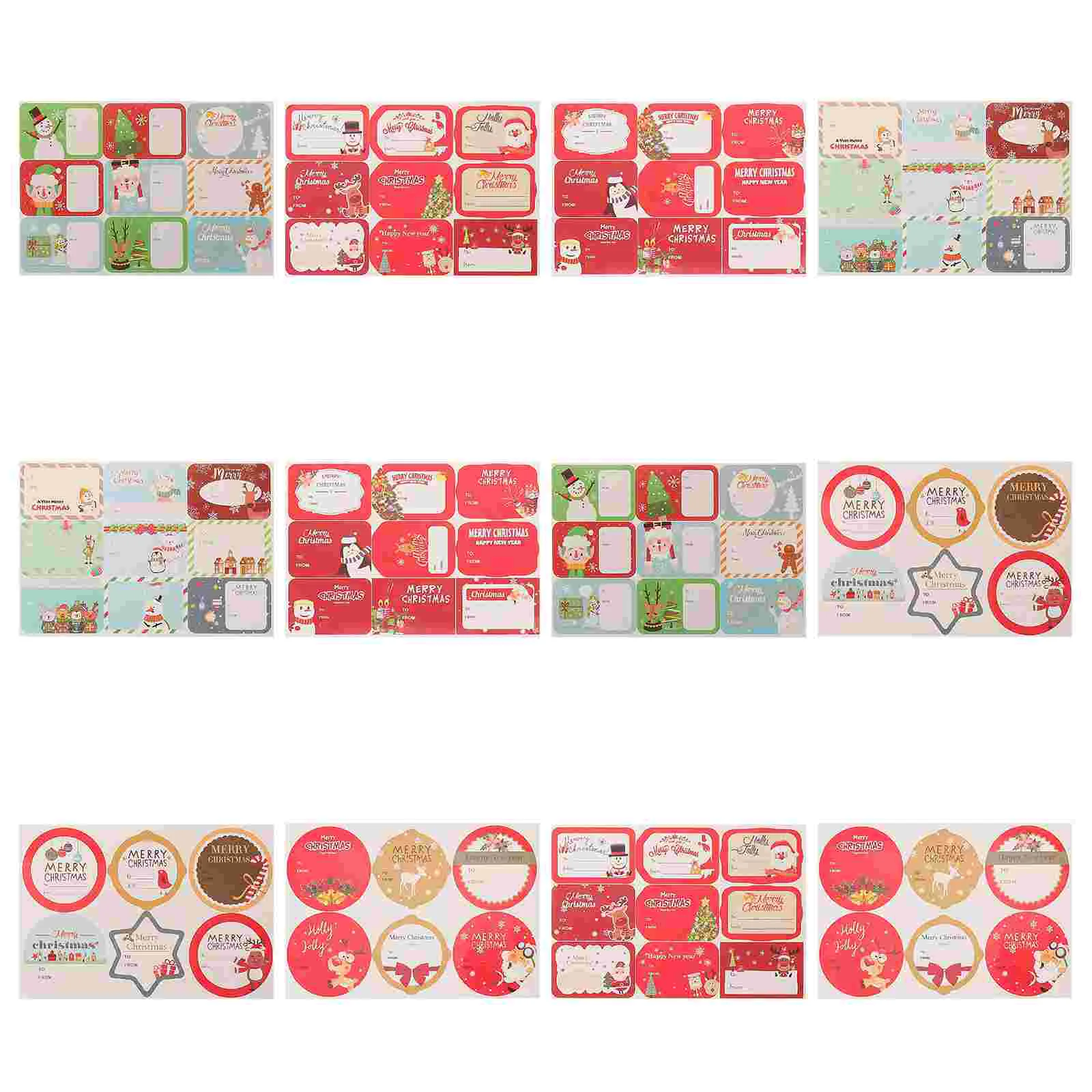 

Christmas Tags Stickers Gift Fromsanta Presents Tolabels Present Name Gifts Birthday