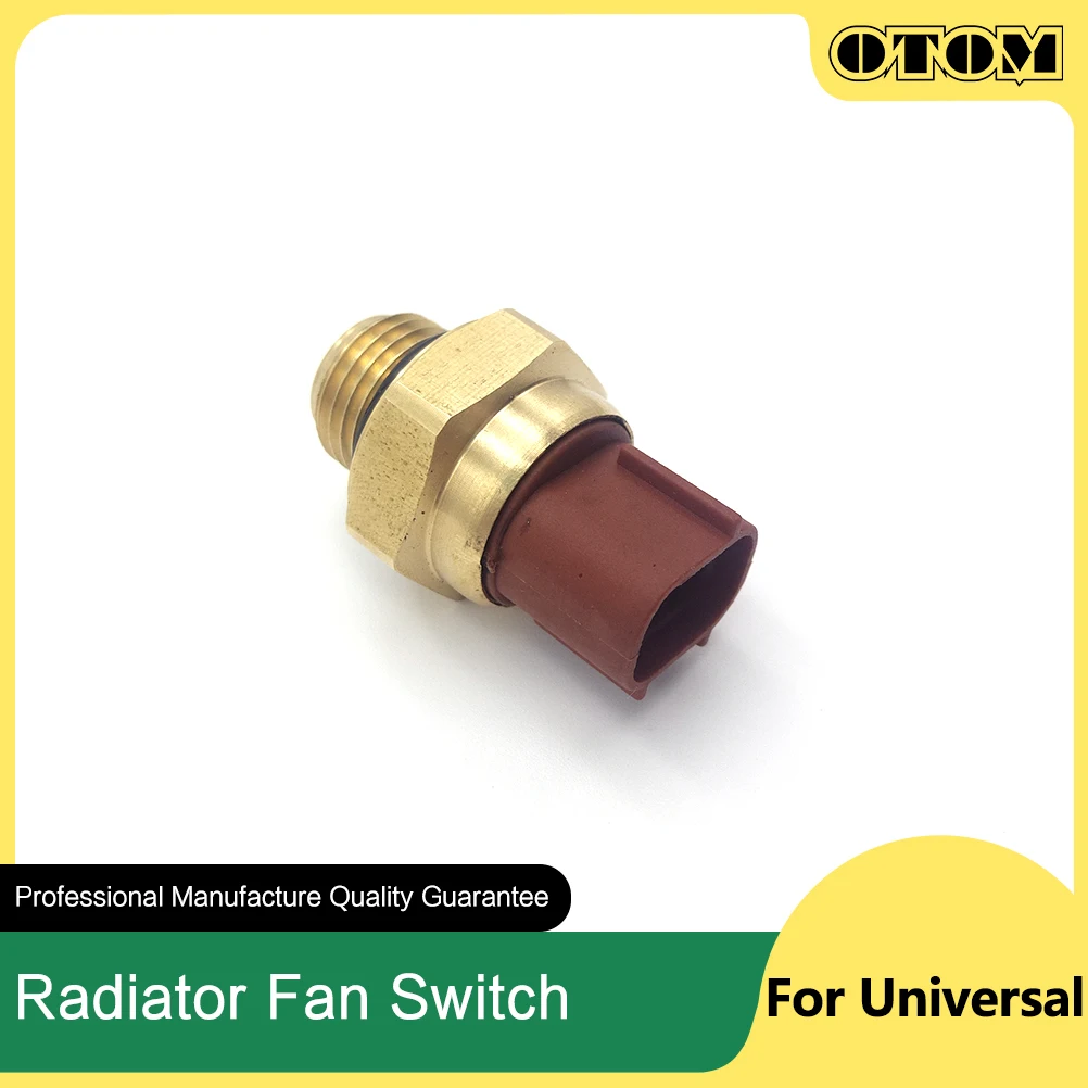 Выключатель вентилятора радиатора для мотоциклетного резервуара для воды OTOM, датчик температуры вентилятора 65/80/85/88 ℃ для KTM HONDA YAMAHA KXF YZF