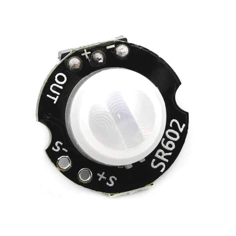 SR602 MINI Motion Sensor Detector Module Pyroelectric Infrared PIR kit sensory switch Bracket for arduino Diy With lens images - 6