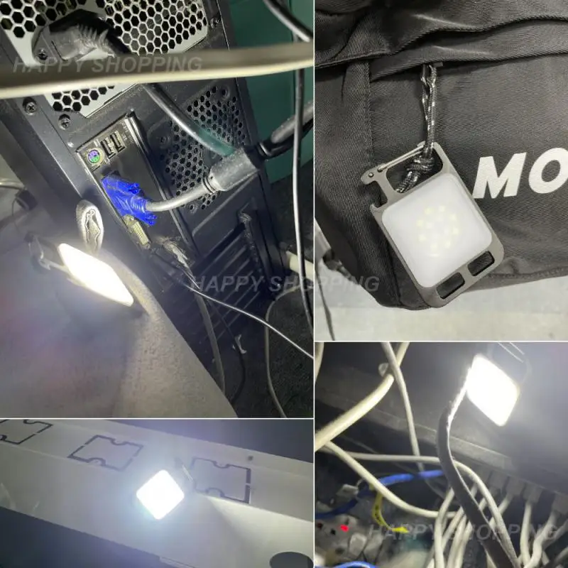 

Брелок со светодиодной подсветкой, водонепроницаемый суперъяркий Магнитный Usb-фонарик