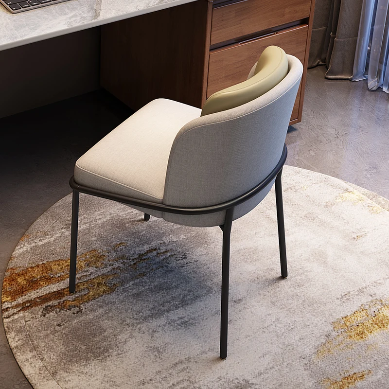 

Nordic Bedroom Chairs Dining Room Indoor Modern Metal Floor Lounge Chairs Office Cadeiras Para Jantar Living Room Furniture