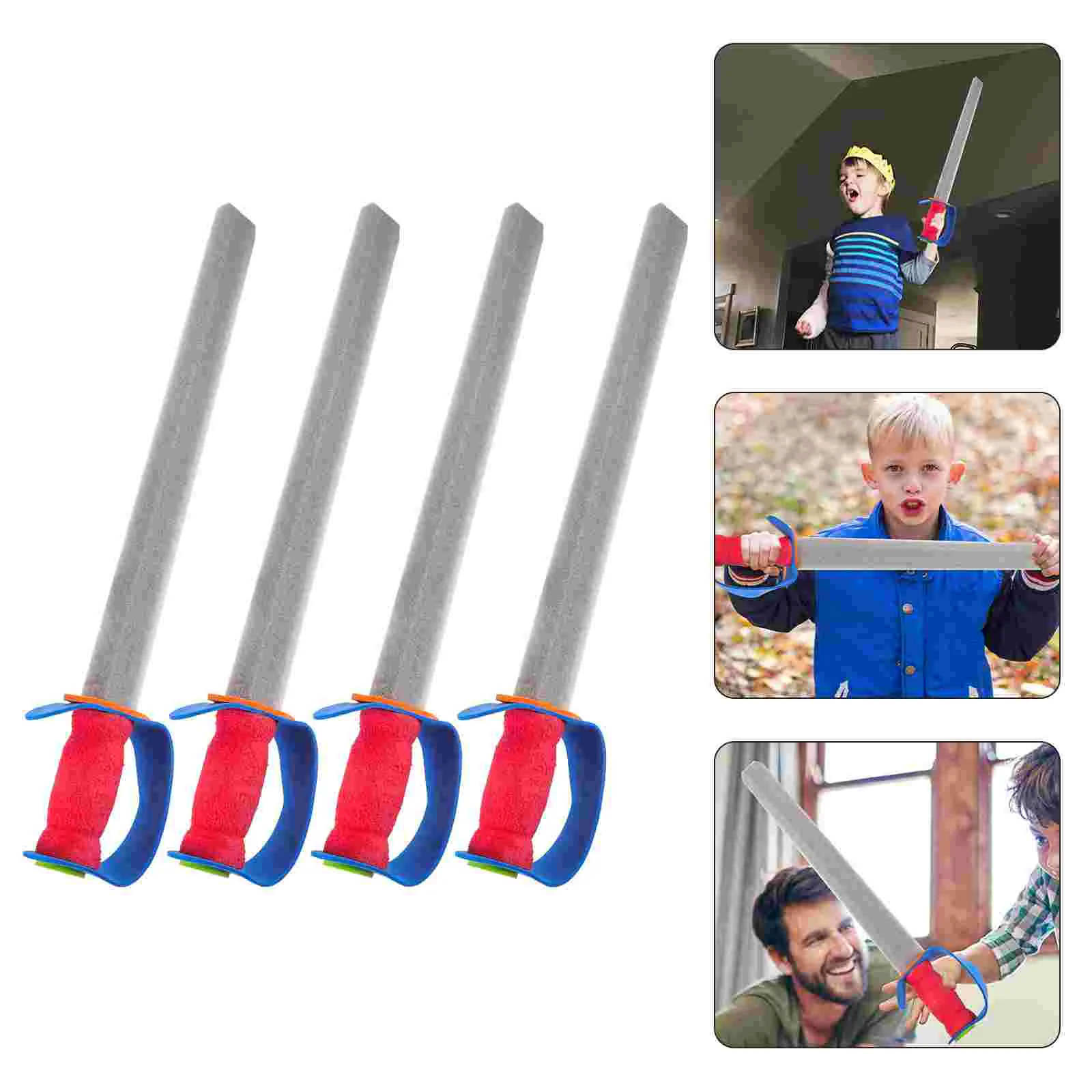 

4Pcs Children Toys Foams Model Toddler Fencing Training Swords Kids Toys