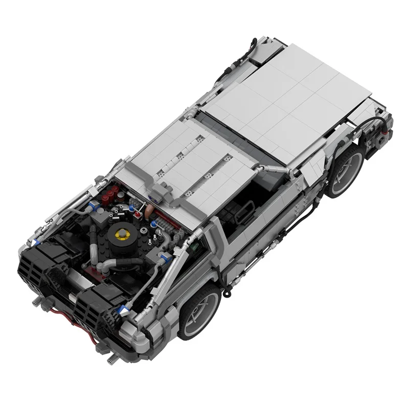 Time Travel Back to the Future 1985 Machine High-tech Racing Building Blocks Sports Car Model Bricks Kids Boyfriend Gift | Игрушки и
