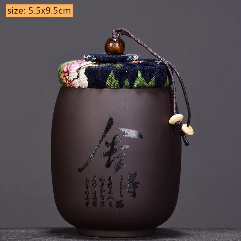 

Китайская чайная банка из фиолетовой глины JINGDE TEA SET