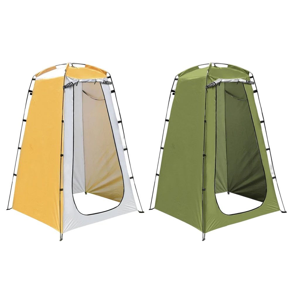 Outdoor Camping Tent Portable Shower Bath Tents Outdoor Portable Changing Fitting Room Rainproof Shelter Beach Mountain Toilet