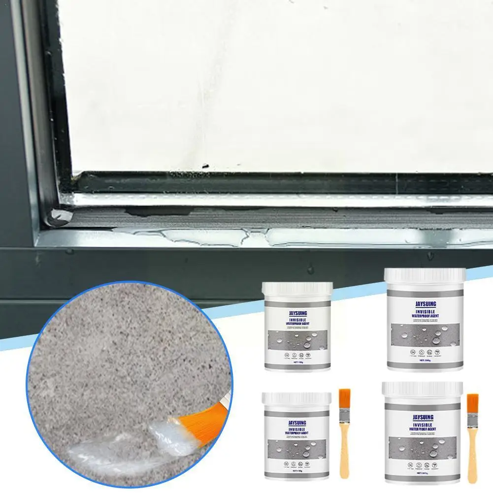 

100/300g Transparent Waterproof Agent Toilet Anti-Leak Adhesive Glue Bonding Sealant Invisible Bathroom Glue Strong U5K4