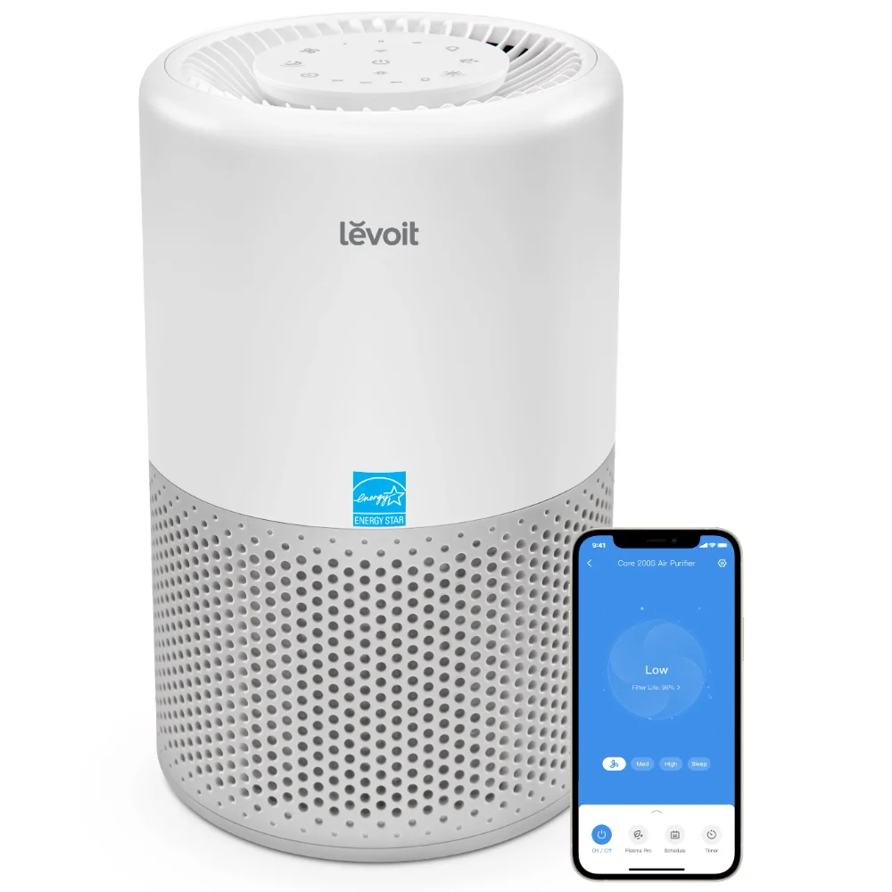 

Air Purifier 457 sq ft H13 True HEPA Filter Smart Voice Control,