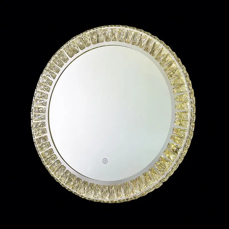 

2022 Color temperature adjustable function vanity mirror lights Illuminated LED bathroom wall mirror with touch sensor switch