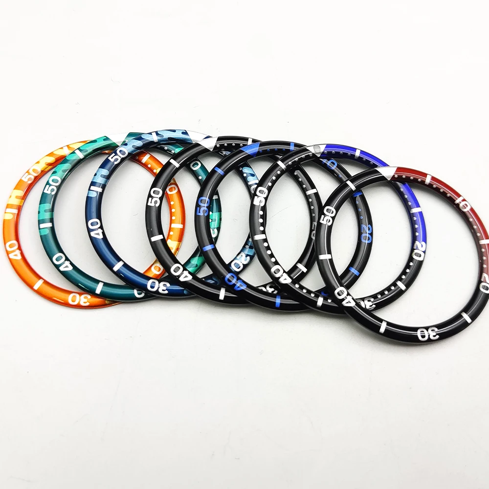 

38MM Watch Bezel for SK007 Yuanzu Watch Outer Ring Watch Parts Replacement Ring Mouth Watch Bezels Parts Men Watch Accessories