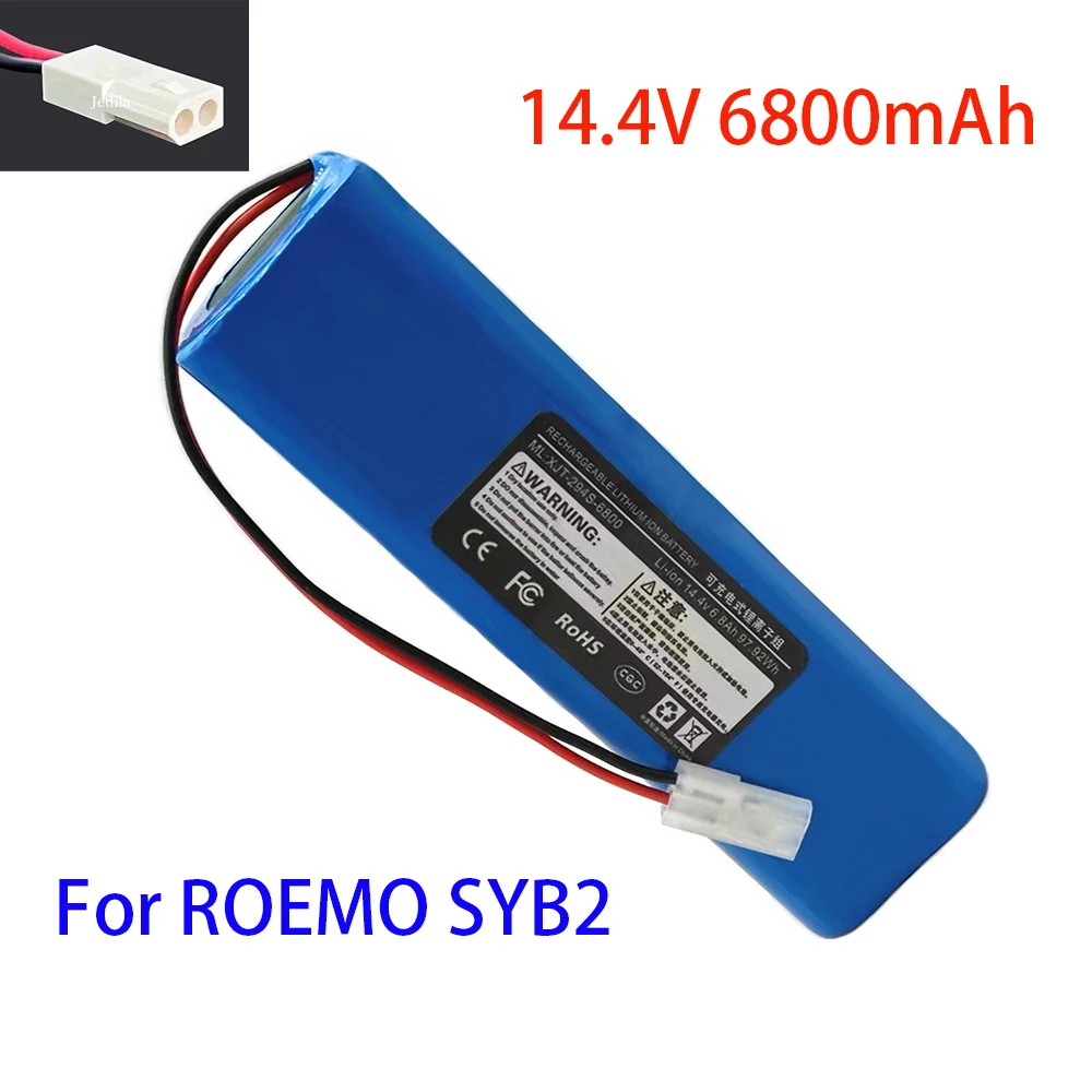 14,4 V 6800mAh 100% новая батарея INR18650 M26-4S2P для робота-пылесоса ROEMO SYB2