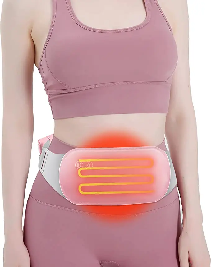 

Washable Menstrual Heating Pad Electric Warm Lady Period Cramp Massager Menstrual Pain Relief Belt Hot Compress 3 Modes Massager