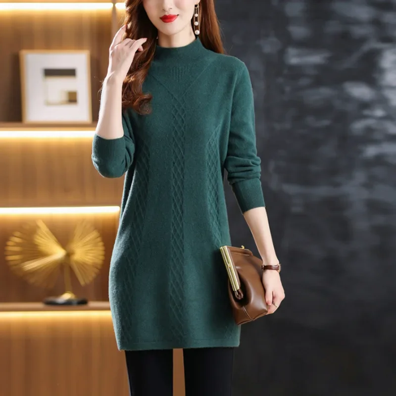 Одежда со знаком зодиака 2023 новогоднее платье свитер из чистой шерсти женский