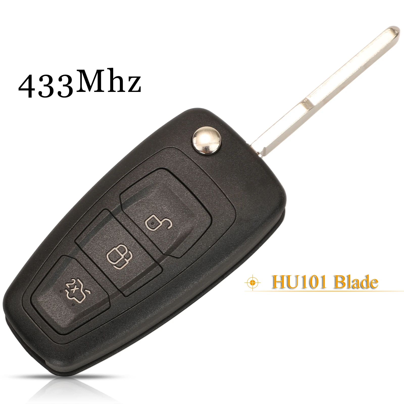 

Jingyuqin 3-кнопочный Складной Дистанционный Ключ От Автомобиля Для Ford Kuga C-Max Focus Fiesta Mondeo Galaxy 315/433 МГц AS...