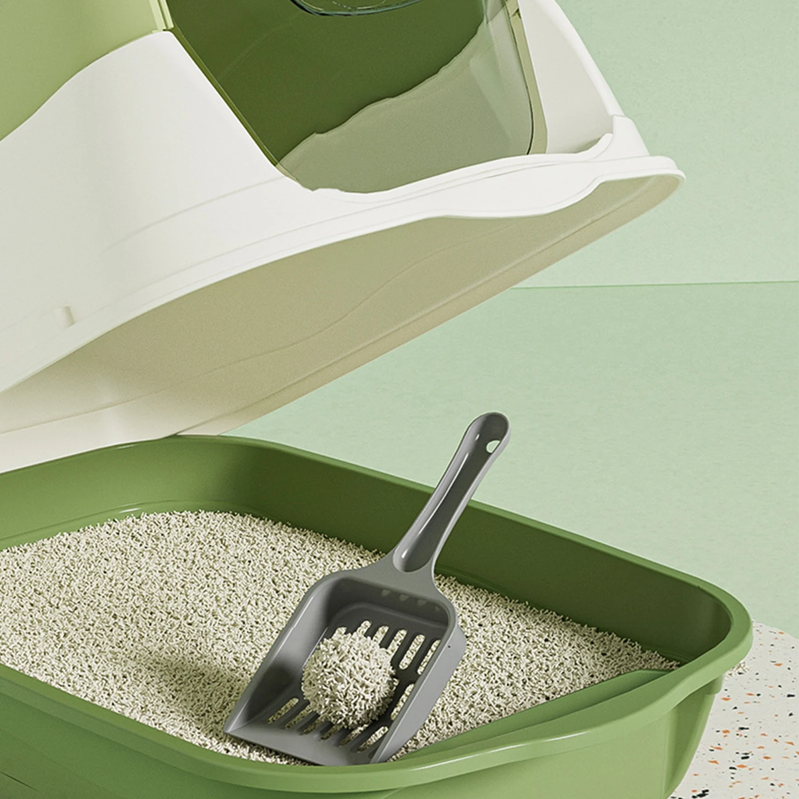 Лоток для кошачьего туалета со съемной ЛОПАТКОЙ туалет домашних животных