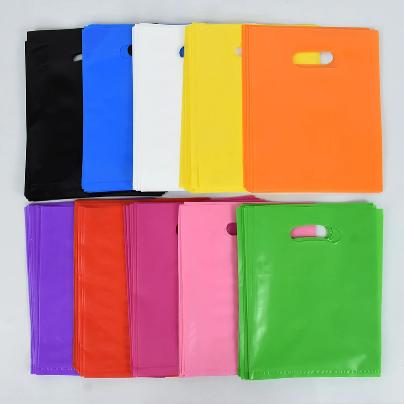 

10Pcs 15x20cm Solid Color Gift Bags Birthday Wedding Decoration Party Favors Portable Candy Cookie Gift Packaging Wrapping Pouch