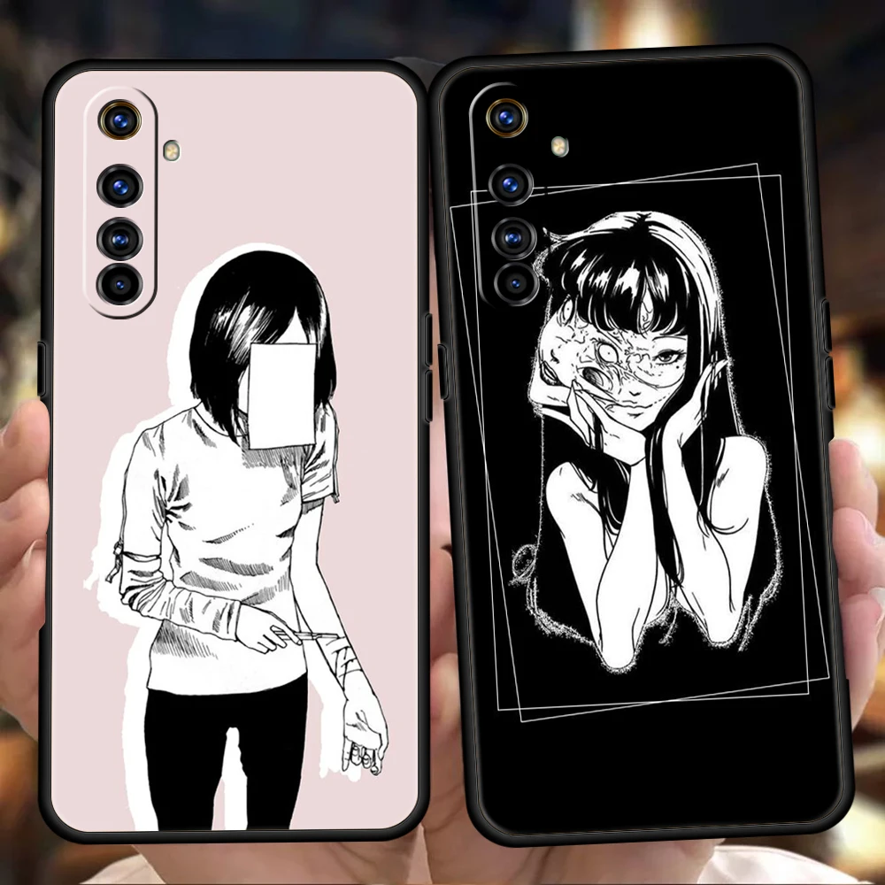 

Мультяшный Junji Ito чехол для телефона для Oppo A12 A74 A76 A16 Find X5 A95 A52 A53 A54 A15 Reno 6 Z 7 Pro A9 2020 5G, силиконовый чехол