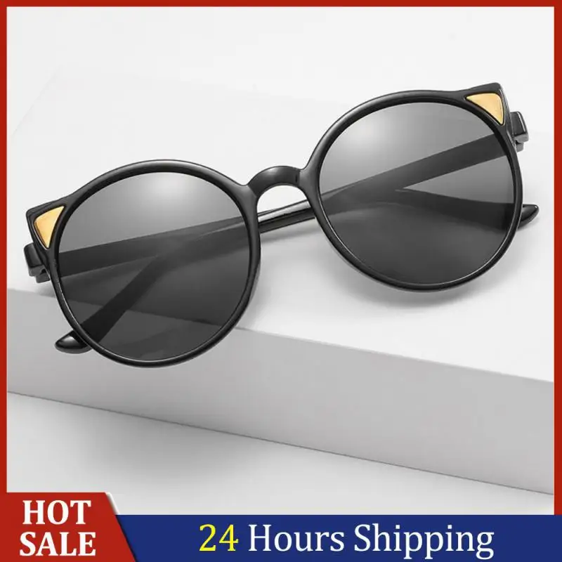 

1/2 шт., детские солнцезащитные очки с кошачьими ушками