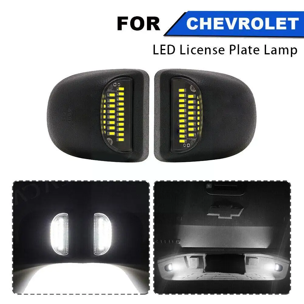 

2 шт., лампы для подсветки номерного знака для Chevrolet Silverado 1500 1999-2013, автомобильные аксессуары O8I0