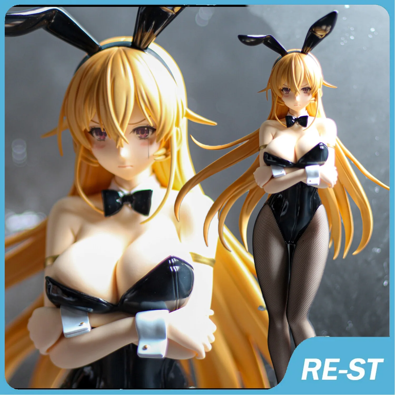 

40cm NSFW Shokugeki No Souma Nakiri Erina Sexy Nude Anime Bunny Girl PVC Action Hentai Figure Collection Model Toys Doll Gifts