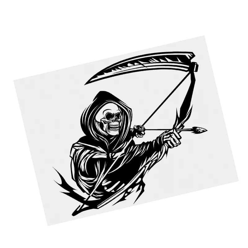 

Y497 # Grim Reaper Bow Arrow Scythe охотничий олень, черная прозрачная Автомобильная наклейка, Виниловая наклейка, водонепроницаемый декор для мотоцикла, ...