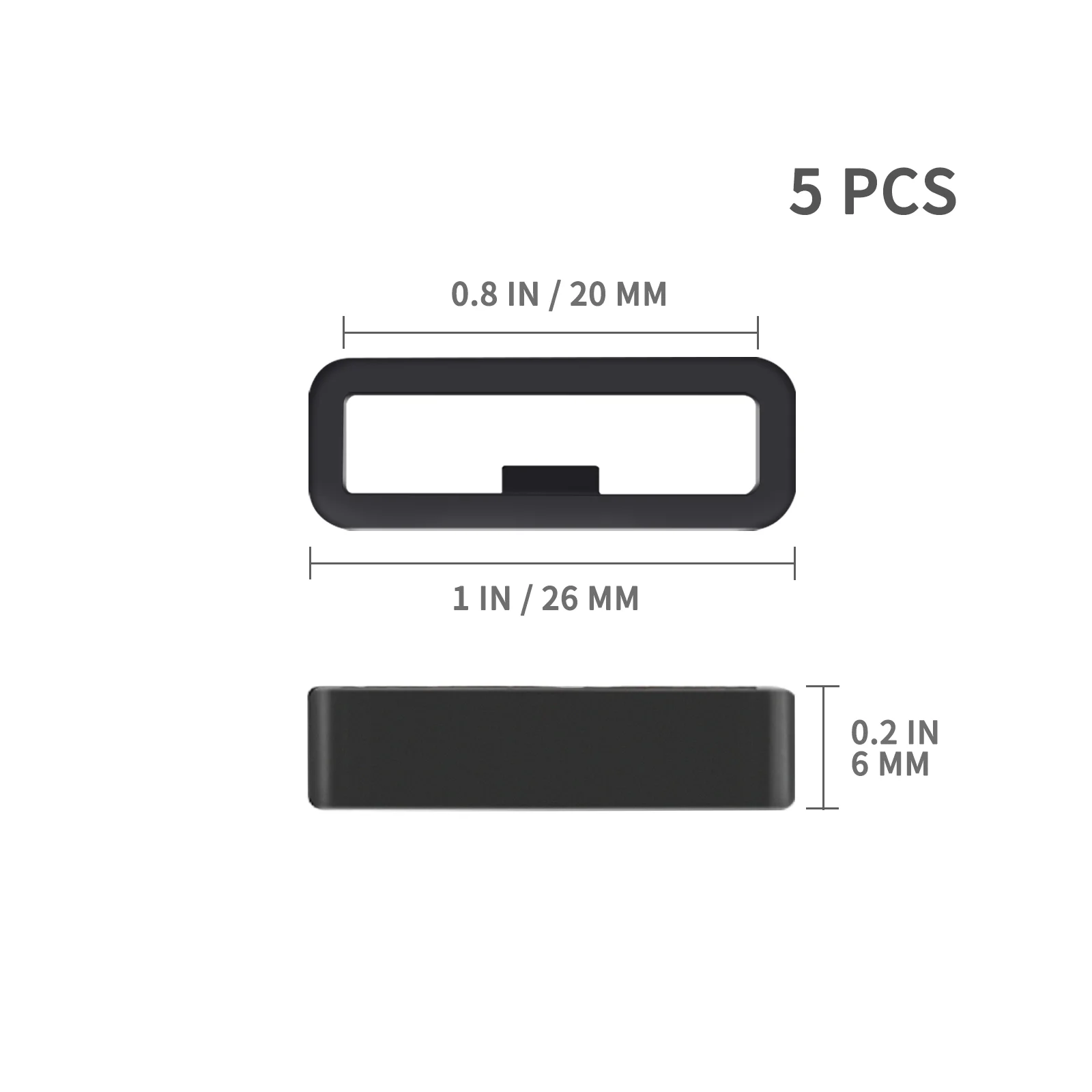 Fastener Rings Watch Accessories Accesorios De Smartwatch 20MM Watch Strap Smartwatches Bezel Band Secure Rings