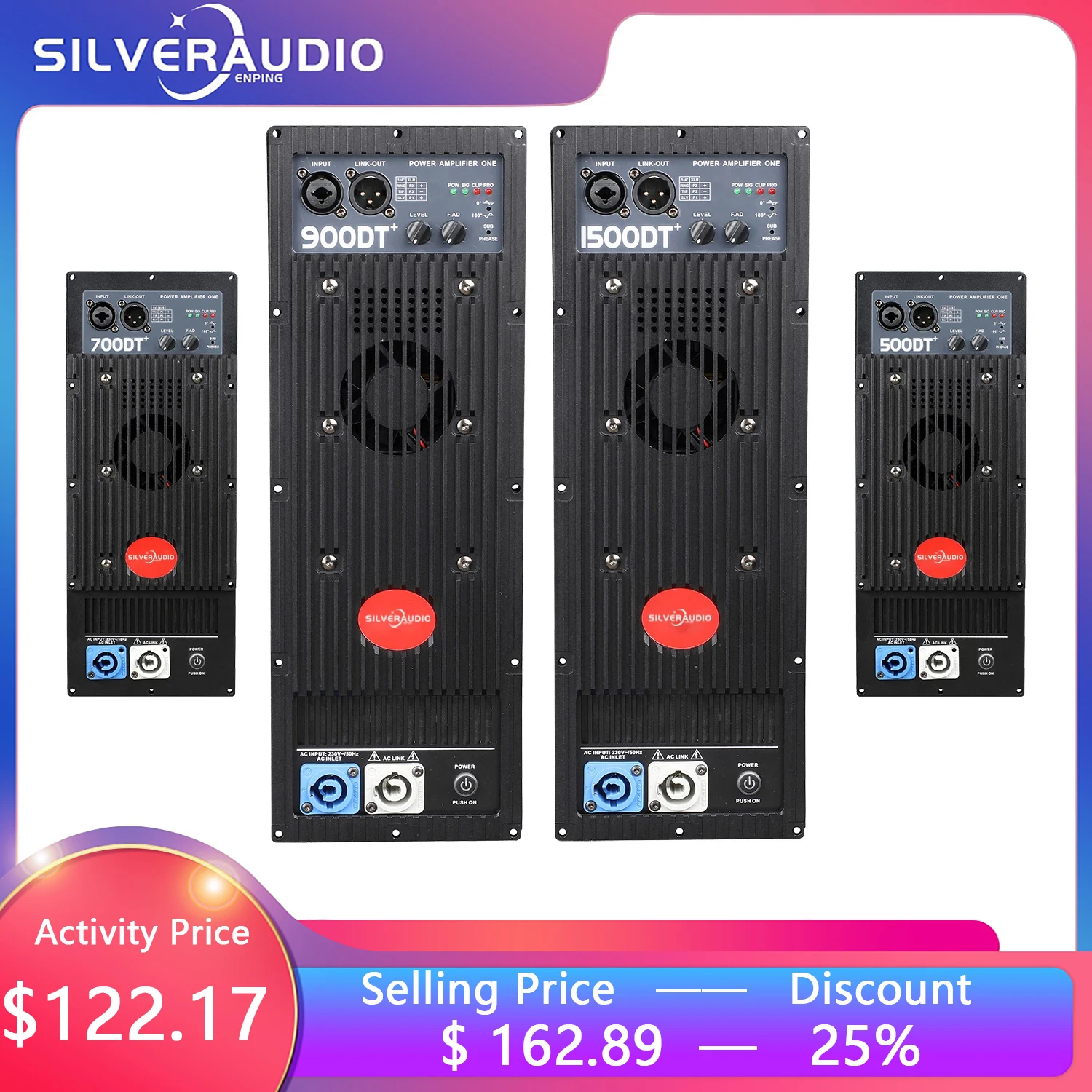 

GAP-700DT Power Digital Built-in Amplifier 1x1500W 4ohm Double Switching Speaker Power Amplifier Module Class D subwoofer board