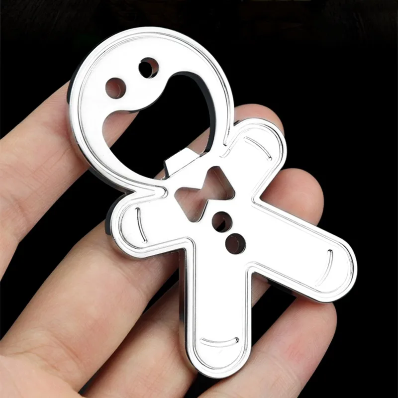 Креативная открывалка для бутылок Пряничный человечек банка пивных напитков с