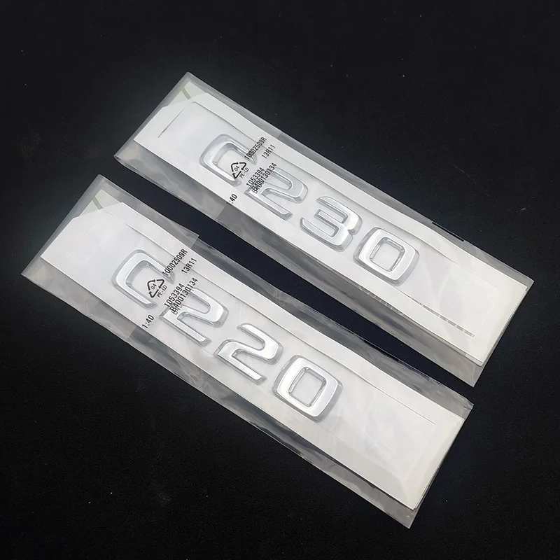 3d-эмблема багажника из АБС-пластика значок с буквами E270 C220 C230 SL55 SLK200 наклейка