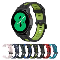 20 22mm silicone strap for samsung galaxy watch active 2 40 44 42 46mm sport band for galaxy watch 3 41 45mm wristband bracelet