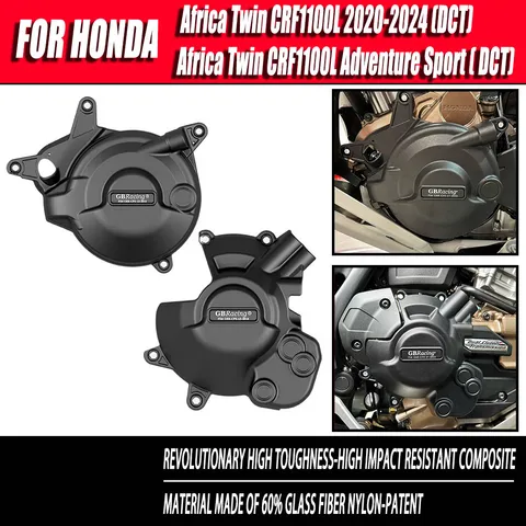 Защитная крышка двигателя для Honda Africa Twin CRF1100L 2020 2021 2022 2023 2024 (DCT) и Africa Twin CRF1100L Adventure Sport (DCT)