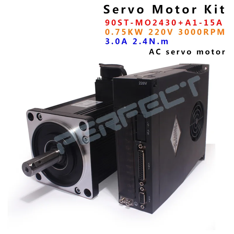 

90ST-M02430 0.75KW 220V AC Servo motor Driver A1-15A