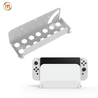 wall bracket for nintendo switch oled game console stand mounted holder storage rack hot for ns tv dock accessories