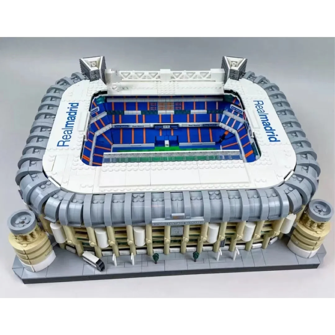

IN STOCK Ideas MOC Real Madrid Santiago Bernabeu Stadium Compatible 10299 Model Street View Building Blocks Bricks Kid Toys Gift