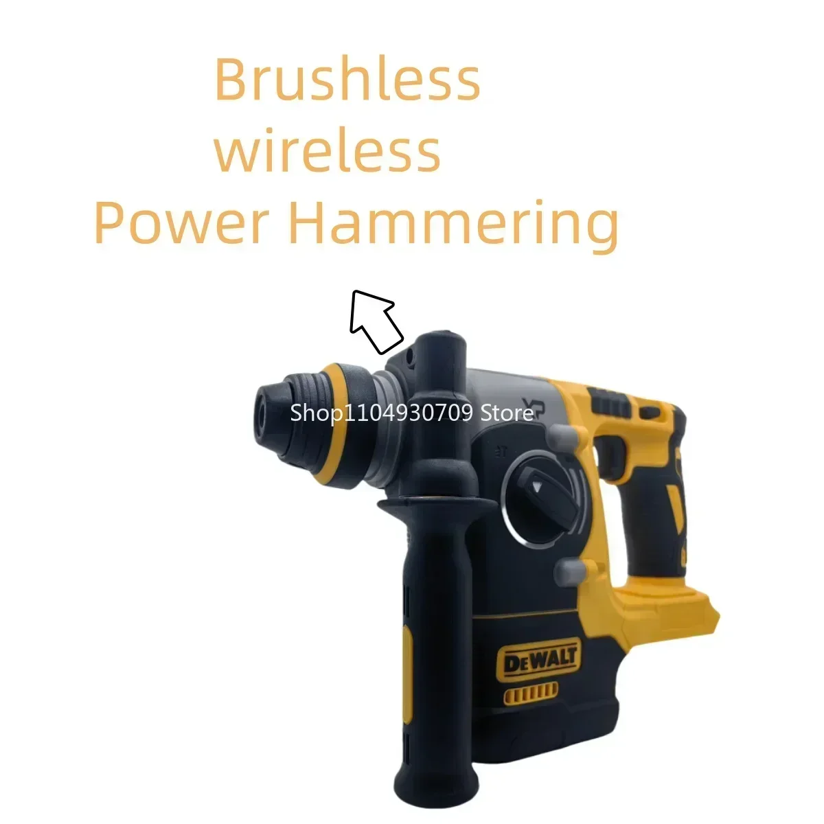 Фото Ударная дрель-перфоратор DEWALT 18V/20V MAX SDS Brushless 1in PLUS L-образная для столярных работ, без АКБ и ЗУ №5