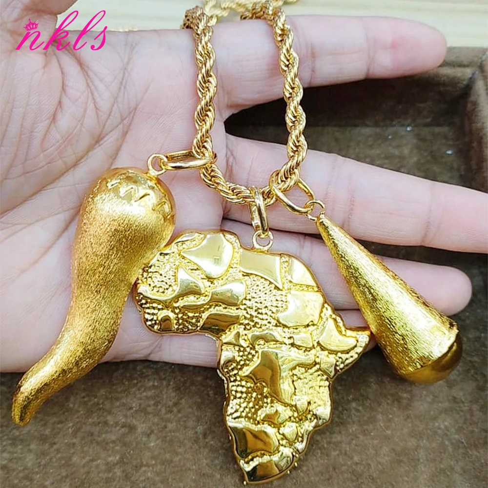 Fashion Gold Color Chain Pendant For Women Men Copper Animal Luxury Long Necklace Lady High Quality Jewelry Anniversary Gift