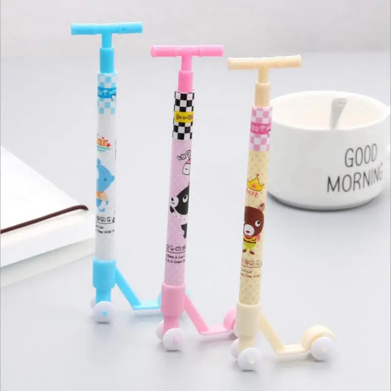 

4PCS Fun Scooter Ballpoint Pen Kids Gifts Birthday Party Favor Guests Giveaways Kindergarten Gifts Prize Children Pinata Fillers