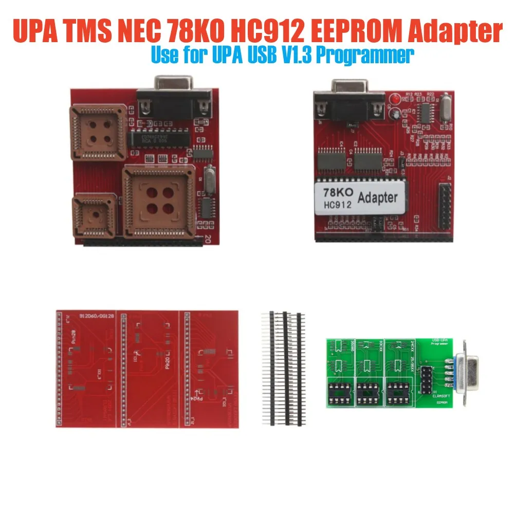 Фото Адаптер UPA TMS NEC 78KO HC912 EEPROM для универсального программатора UPA USB V1.3 ECU №1