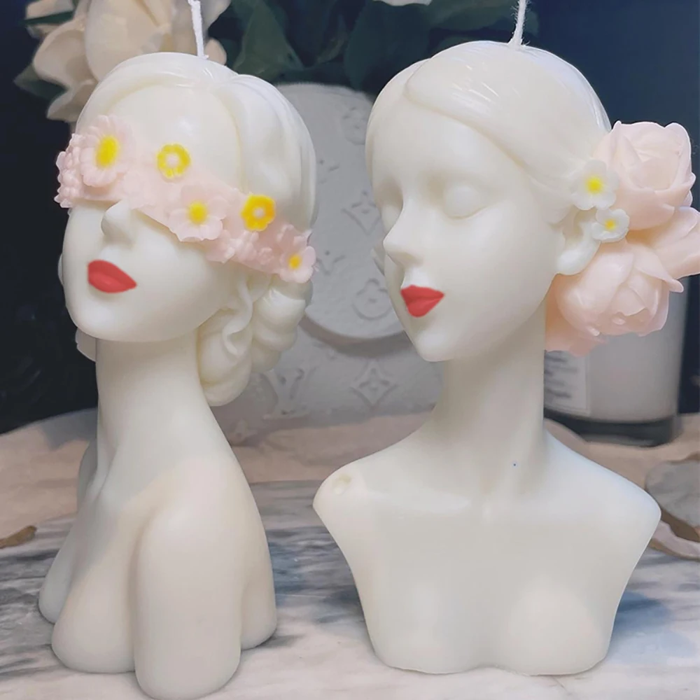 

DIY Sexy Girls Candle Mold Silicone Handmade Aroma Soap Plaster Resin Mold Wax Melting Candle Making Supplies Bedroom Decor
