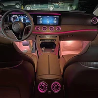 front and rear turbo ambient lights led neon lights for benz e class w213 2016 2021 dashboard console turbo air outlet