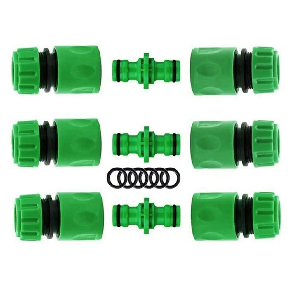 

15 шт. быстроразъемный ниппель Европа США 1/2 дюйма с наружной резьбой, шланг, адаптер для садовых труб, система капельного полива