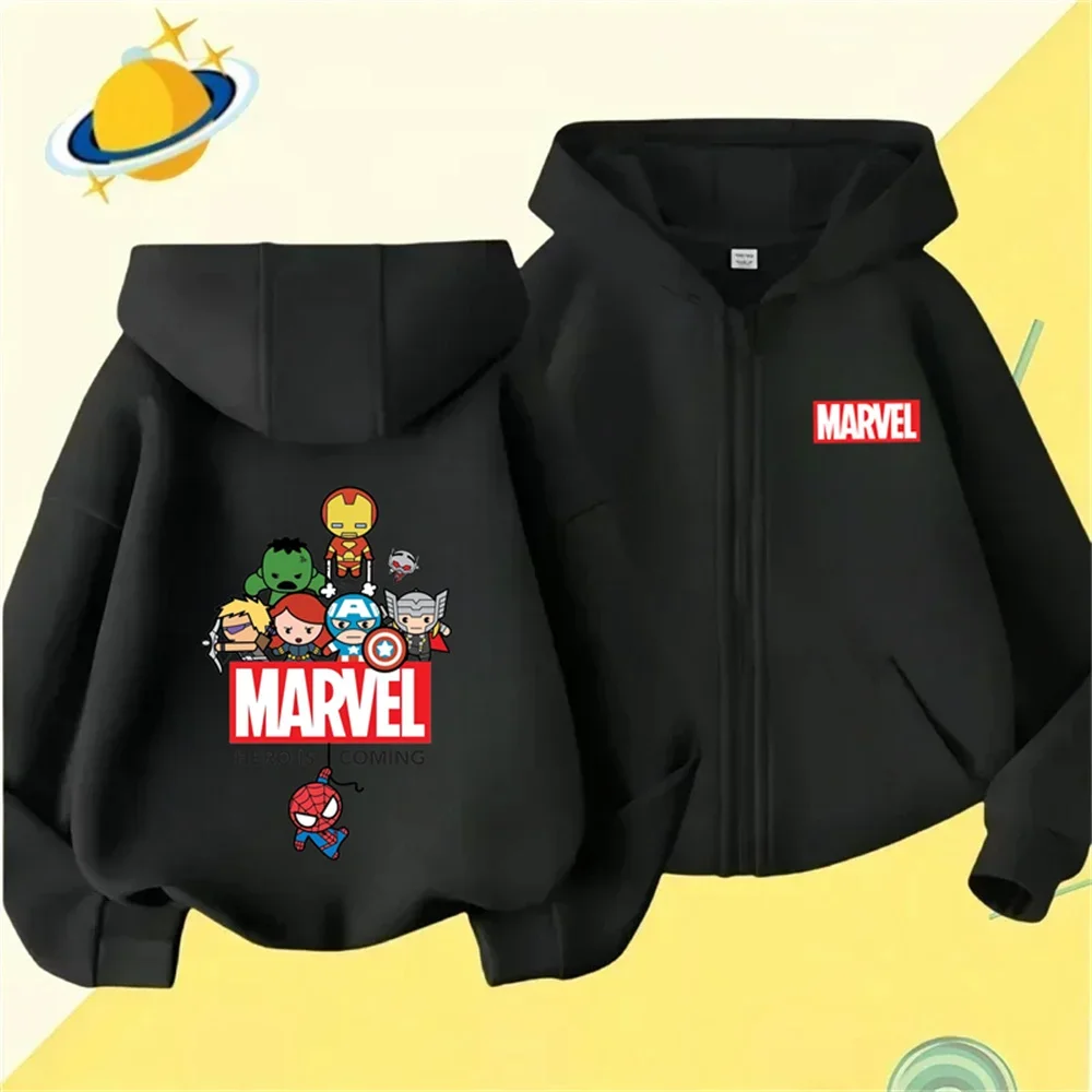 Детская спортивная толстовка с изображением Человека-паука Marvel уличная одежда