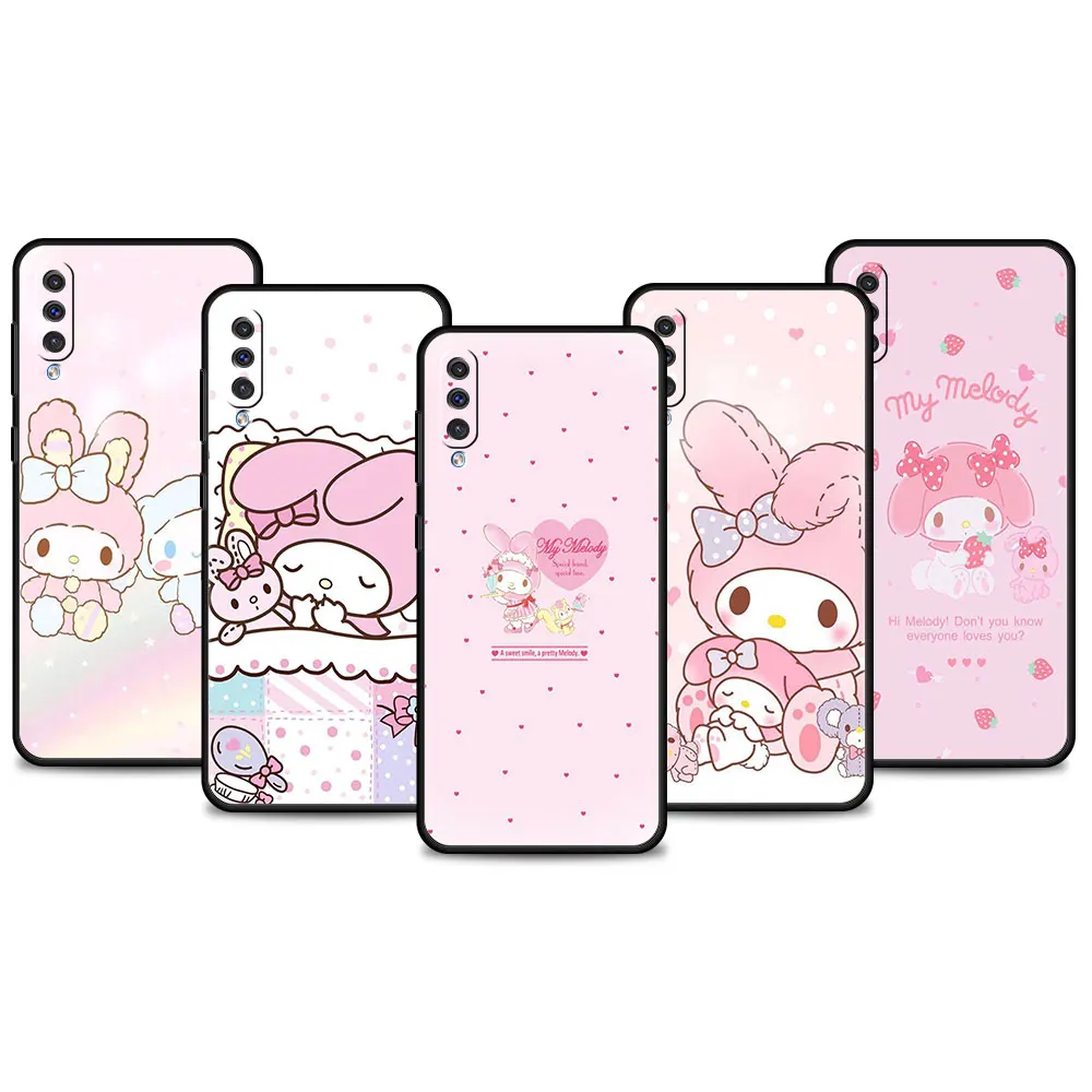 

Phone Case Official Smartphone For Samsung A30 Note 20 Ultra 10 A20s A40 A50 A70 A10 A20e A10s M51 Sanrio Kuromi My Melody