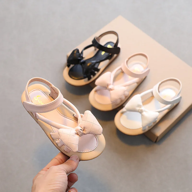 

Girls Sandals Fashion Princess Classic Baby Girl Kids Summer Bow-knot Sandals Children Sweet Summer Shoes