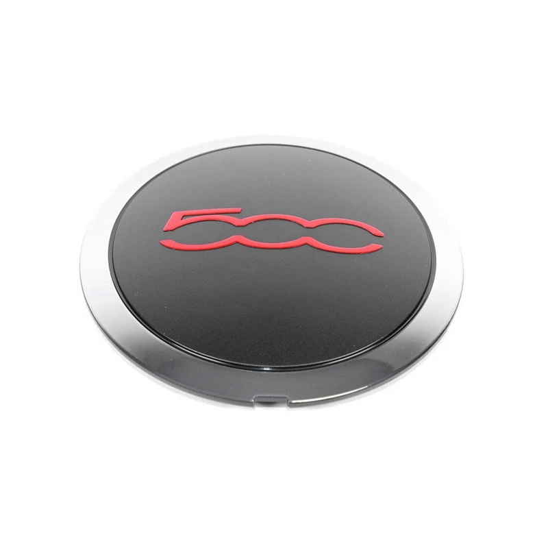 

8Pcs 133Mm Hubcap For Fiat 500 Wheels Centre Hub Caps Set 68078419AC 68078421AC Dust Cover 51884863 Red