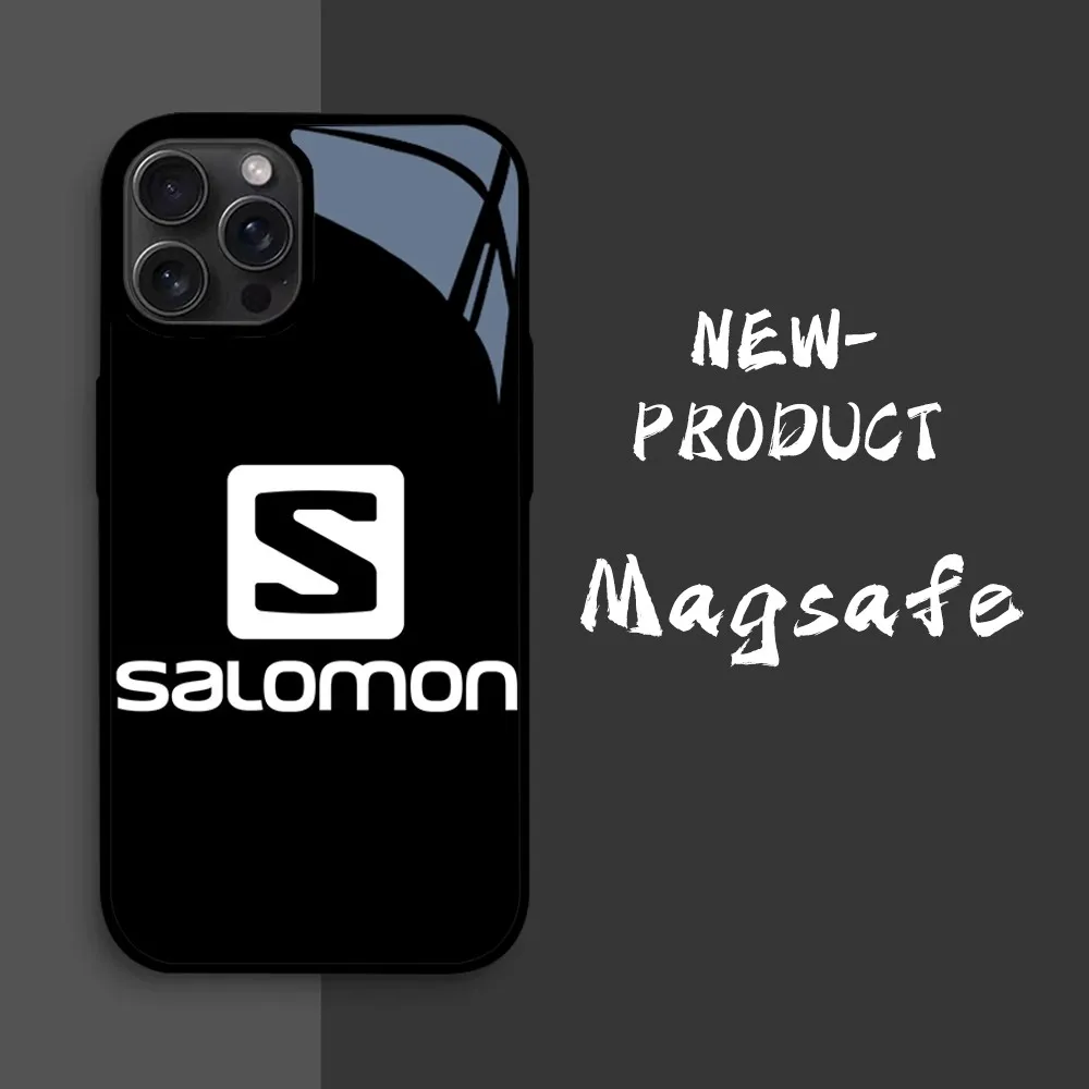 Чехол для телефона S-Salomon-LY IPhone 16 15 14 13 12 11 Pro Xs Max Mini XR X 7 8 Plus роскошный зеркальный