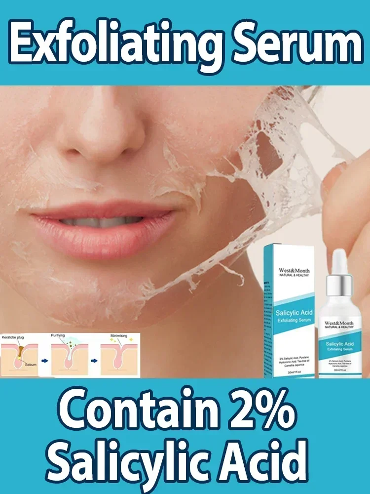 Hot sales Salicylic Acid Serum Exfoliating Face Moisturizer Deep Cleansing Facial Moisturizing oil control Essence Korean